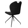 Swivel Dining Chair - Charcoal - NEW FABRIC 2025