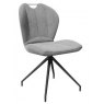 Swivel Dining Chair - Light grey - NEW FABRIC 2025