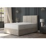 Hamley 1000 Single Standard Side Lift Ottoman Set - VENICE FABRIC - INCLUDING Strutted Headboard