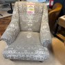 Tetrad Jacaranda Chair In Bagru Fabric