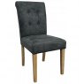 Littleworth Collection Upholstered Dining Chair - Dark Grey