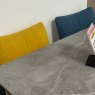 120cm Merano Table 2 x Mila Chairs - Mineral 2 x Mila Chairs - Safron