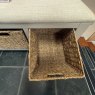 Tenby Grey Storage Bench & Cushion