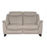 Parker Knoll -  Manhattan  2 Seater Sofa Double Power Plus Recliner with adjustable Headrest and Lum