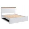 Burford Bedroom Oak Top 2025 Super King Panel Bed - Low Foot End