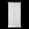 Burford Bedroom Oak Top 2025 2 Door Small All Hanging Robe W 94cm x D 58.3cm x H 196cm