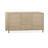 Strasbourg Small Sideboard 2 Doors - 3 drawers -150cm / Lamulux Misty Oak