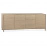 Strasbourg Sideboard 3 Doors - 3 drawers -240cm / Lamulux Misty Oak Strasbourg Sideboard 3 Doors - 3 drawers -240cm / Lamulux Misty Oak