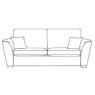 Russo Sofa Collection 3 Seater Sofa Standard Back SE