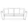 Russo Sofa Collection 3 Seater Sofa Pillow Back SE
