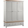 Thetford Triple Robe With 3 Drawers / Moon Grey