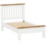 Thetford Single 3'0 Slatted Bedstead With Cap Top  / White