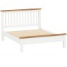 Thetford Double 4'6 Slatted Bedstead With Cap Top  / White