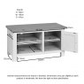 Standard TV Unit  / Moon Grey