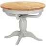 Thetford Dining Collection Round Extending Pedestal Table  / Moon Grey