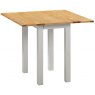 Square Drop-Leaf Table  / Moon Grey