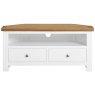 Large Corner TV Unit  / White
