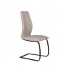 Salix Collection Dining Chair - Black Power Coated Legs -Taupe