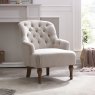 Accent Chair - Cream Antheia Linen