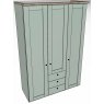 Ardley Bedroom Collection 3 Door 50cm 3 Drawers In Middle Carcase Colour