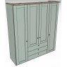 Ardley Bedroom Collection 4 Door 100cm 3 Drawers In Middle Carcase Colour