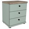 Ardley Bedroom Collection Bedside 3 Drawers Top in Nordic Oak