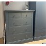 New England Painted Large Wardrobe 2 Drawers 2 x Small 2 Drawer Bedside Chest 1 x 3+2 Drawer Chest