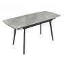 Torino 120-180cm Extending Dining Table - Matt Grey Ceramic