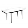 Torino 120-180cm  Extending Dining Table - White Marble Ceramic