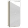 Odessey 2 Mirrored Doors Doors in Carcase Colour with Mirror