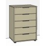 5 Drawer Chest 60cm Wide Drawers Carcase Colour