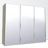 Evolution 225cm 3 Door Robe 3 Mirrored Doors
