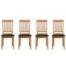 4 x  Oak Dining Chairs