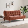 Caspian Sofa Bed Venus Terracotta Chenille