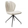 New York Swivel Dining Chair - Off White