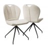 New York Swivel Dining Chair - Off White