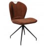 New York Swivel Dining Chair - Terracotta