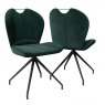 New York Swivel Dining Chair - Fir Green
