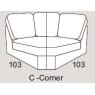 Ontario Curved Corner Fabric - Cat 90 - Dynamic Seat