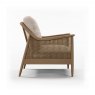 Minsk Chair Rattan Chair Linen Mix Natural