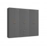 Witney Collection 6 Door Robe Plain / 2 Drawers