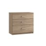 Malta 3 Drawer Midi Chest .