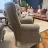 Hexham Wing Harris Tweed Chair