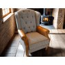 Stirling Wing Harris Tweed Chair