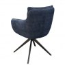 Belfast Swivel Dining Chair - Dark Blue