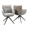 Belfast Swivel Dining Chair - Light Grey