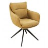 Belfast Swivel Dining Chair - Ochre Yellow
