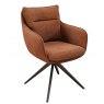 Belfast Swivel Dining Chair - Terracotta
