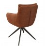 Belfast Swivel Dining Chair - Terracotta