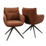 Belfast Swivel Dining Chair - Terracotta